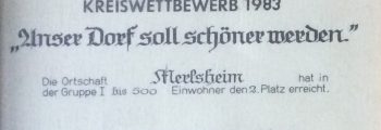 Kreissilberdorf 1983