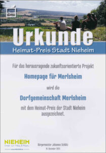 Heimatpreis Nieheim 2025